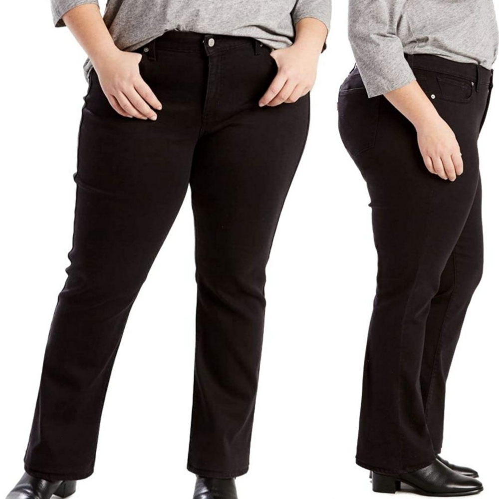 Levi Plus Size 414 Classic Straight Jeans …